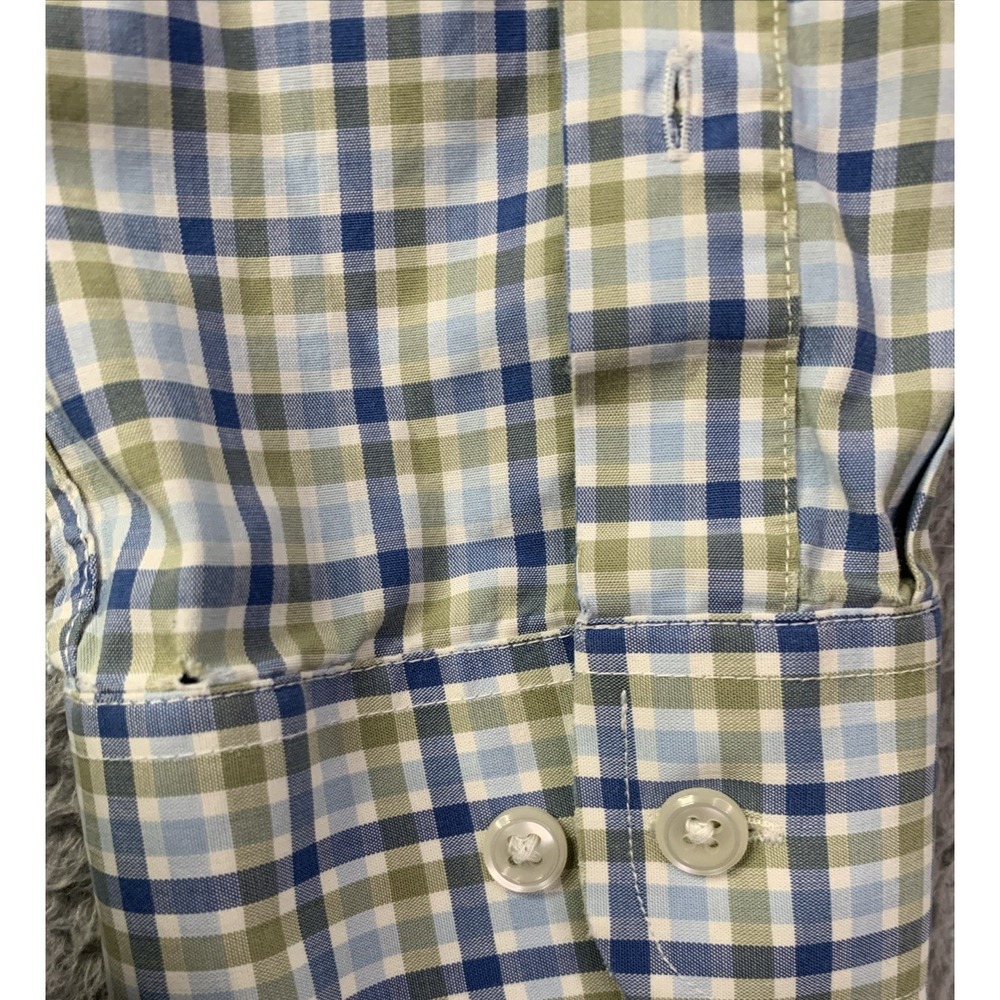 LL BEAN Shirt Mens XXL Tall Traditional Fit Plaid Button Up Long Sleeve Shirt - Picture 6 of 10